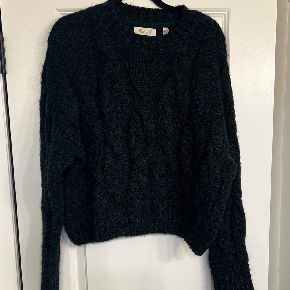 RD Style Cozy Deep Green Sweater